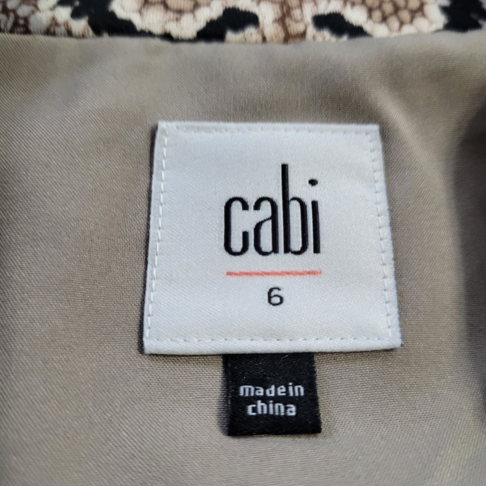 CABI Python Blazer Jacket Size 6 Snake Animal Pri… - image 3